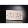 Furutech Hi Performance UK BSI Duplex Wall Sockets 13A 250V, FP-1363-D(G)