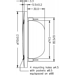 Tweeter Seas Excel E0058-06D T29B001 (Pair)