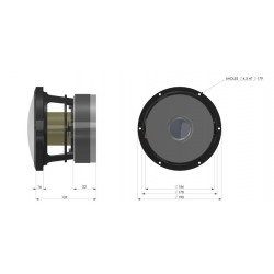 Accuton Aluminium-Sandwich bass, AS190-9-251