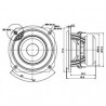 SB Acoustics SB10PGC21-4 full range, 20.4mm vented CCAW VC