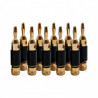 EarthquakeSound BAP-5 Dual High-Quality Gold Plated Speaker Banana Plugs