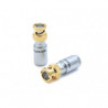 Oyaide Silver pin 75 Ohm BNC connector 2pcs set SLSB