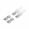 Oyaide Faston terminal (silver/rhodium plating) 4pcs set FTL-SR