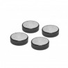 Oyaide Hematite(Black Diamond) Insulator 4pcs set INS-BD