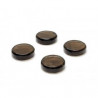 Oyaide Smoky Quartz Insulator 4pcs set INS-SQ