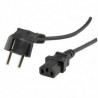 Hypex DIY Class D Connection material Power cable black Schuko-Euro