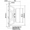 Динамик СЧ/НЧ Seas Excel Graphene E0076-08 W19NX001 - 1pair