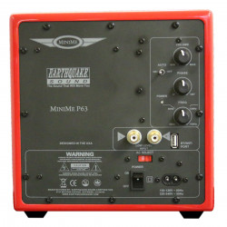 EarthquakeSound MINIME-P63 500 Watts Subwoofer RED