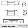 Rike Audio Copper/Paper/Oil Q-CAP PIO capacitor 0,01uF 600V