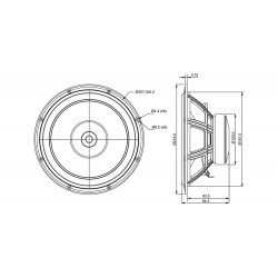 SB Acoustic SB20FRPC30-8 Tweeter