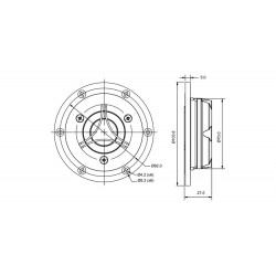 SB Acoustic SATORI TW29TXN-B Tweeter