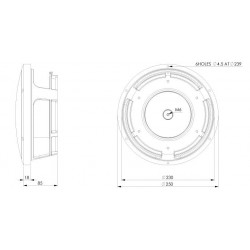 Accuton Aluminium-Sandwich bass, ASP250