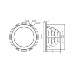 SB Acoustics 7.5" Satori TeXtreme midwoofer, MW19TX-4