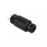 ETI Research Legato EU Schuko Rhodium Plated AC Connector