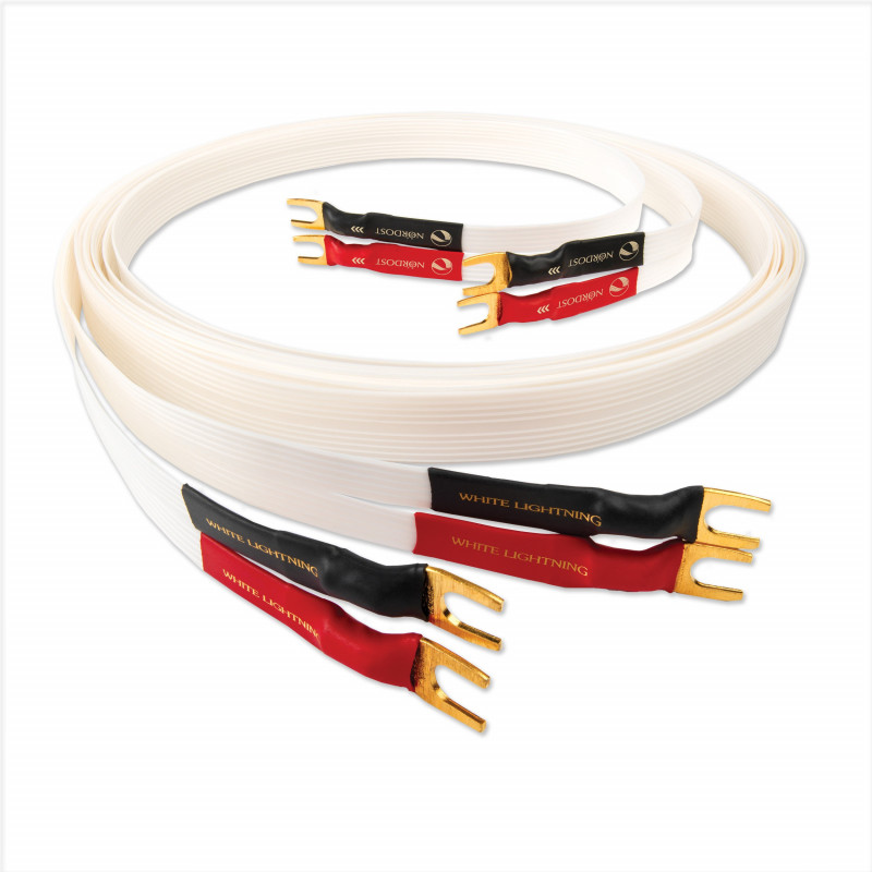 Nordost WHITE LIGHTNING speaker cable, spade 1M