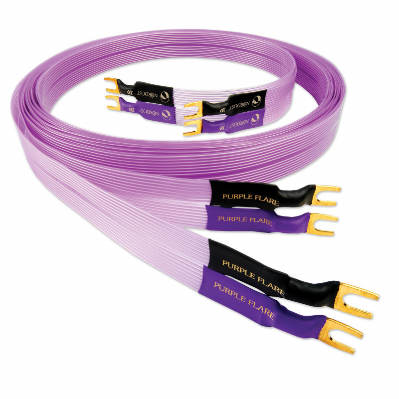 Nordost PURPLE FLARE speaker cable, spade 1M