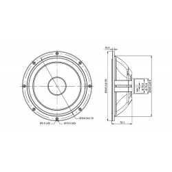 SB Acoustics PASSIVE RADIATOR NRX2, SB34NRX2-00