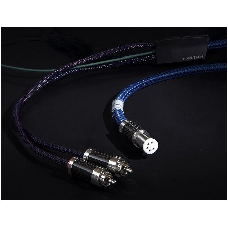 Furutech Ag-16-L-XLR Silver-plated α (Alpha) OCC Phono Cable (L DIN- XLR)  Custom order (1.1m)