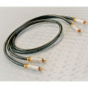 Air Matrix Interconnect, 1.0 meter pair terminated with with our ultimate HC Alloy RCA Locking RCA connector.