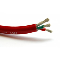 DH-Labs Bulk Red Wave A/C Power Cable, 0.5m