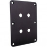 Dayton Audio DBPP-BK Double Binding Post Plate Black Anodized