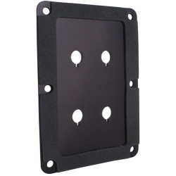 Dayton Audio DBPP-BK Double Binding Post Plate Black Anodized