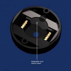 WattGate 320i HC IEC (clear) High Current Power Connector