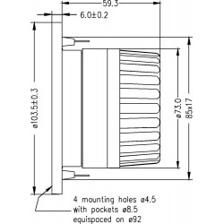 Динамик ВЧ Seas Prestige H1499-06 27TBCD/GB-DXT