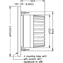 Tweeter Seas Excel E0006-06 T25CF001