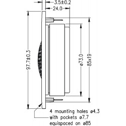 Tweeter Seas Prestige H1283-06 22TAF/G