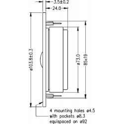 Tweeter Seas Prestige H0831-06 27TFF