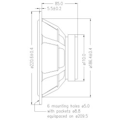 Fullrange Seas Prestige H1597-08 FA22RCZ