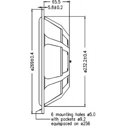 Passive Radiator Seas Prestige H9946 SP26R