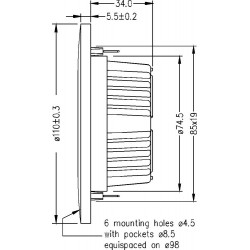 Tweeter Seas Excel E0047-04 T29MF001