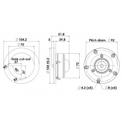 Динамик ВЧ Scan-Speak Discovery R2604/832000