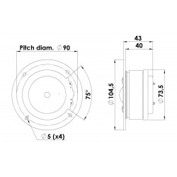 Tweeter Scan-Speak Classic 1" D2905/930000