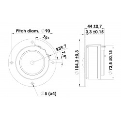 Tweeter Scan-Speak Classic 1" D2905/970000