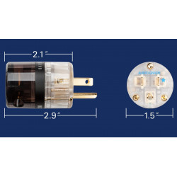 WATTGATE™ 330 AU EVO CLEAR/SMOKE US power connector, 330EvoAUCS