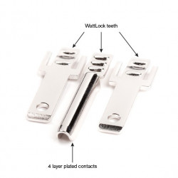 WATTGATE™ 330 RH EVO CLEAR/SMOKE US power connector, 330EvoRHCS