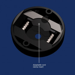 WATTGATE™ 350i AG HC BLUE IEC 20A power connector, 350iHCAG