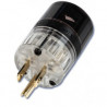 WATTGATE™ 5266 EVO Clear/Smoke NEMA power connector, 5266EvoCS