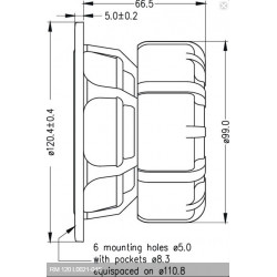 Seas High End automotive midrange, RM 120 L0021-04S