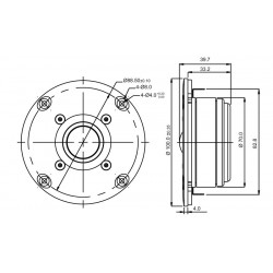 SB Acoustics new dome Tweeter, SB26STC-C000-4