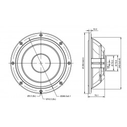 SB Acoustics PASSIVE RADIATOR NRX, SB29NRX-00